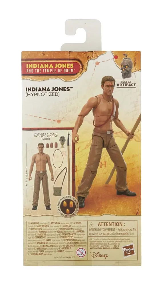 Indiana Jones Adventure Series Indiana Jones (Hypnotized) (Indiana Jones and the Temple of Doom) akciófigura 15 cm termékfotó