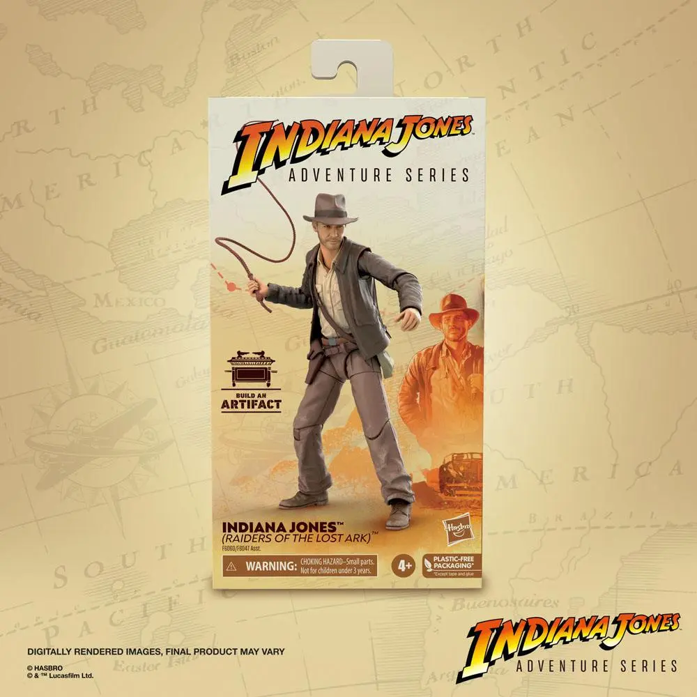 Indiana Jones Adventure Series Indiana Jones (Raiders of the Lost Ark) akciófigura 15 cm termékfotó