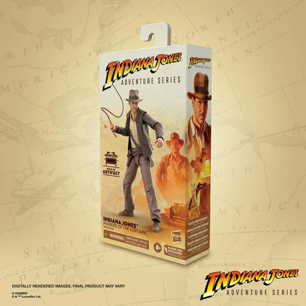 Indiana Jones Adventure Series Indiana Jones (Raiders of the Lost Ark) akciófigura 15 cm termékfotó