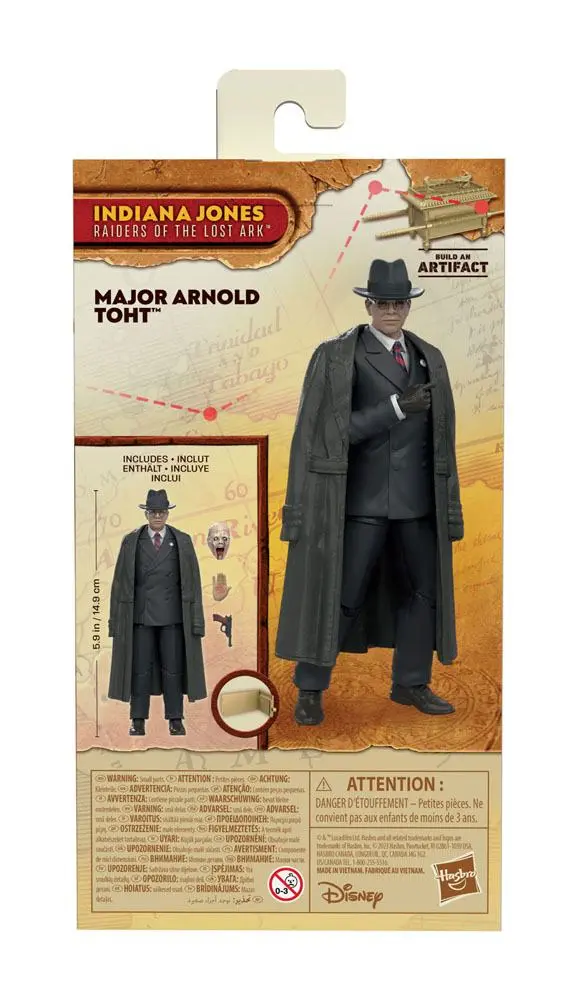 Indiana Jones Adventure Series Major Arnold Toht (Raiders of the Lost Ark) akciófigura 15 cm termékfotó