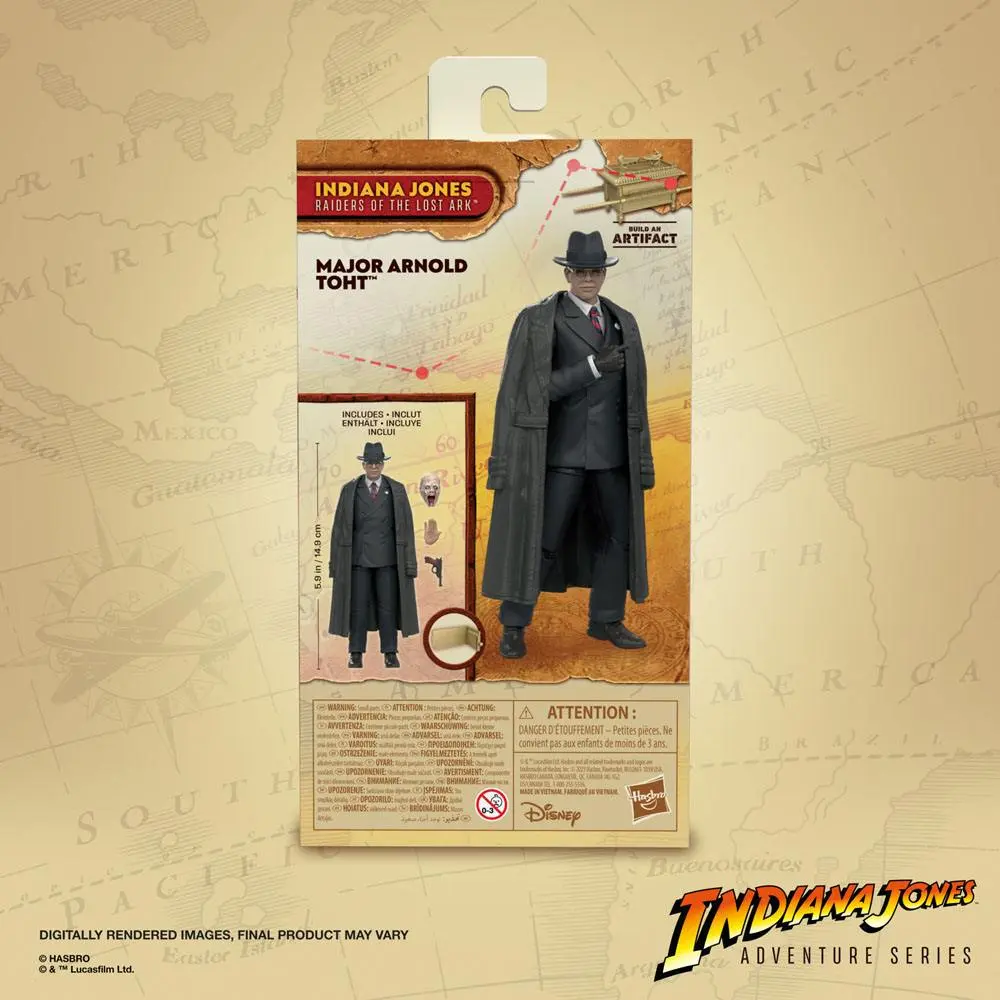 Indiana Jones Adventure Series Major Arnold Toht (Raiders of the Lost Ark) akciófigura 15 cm termékfotó