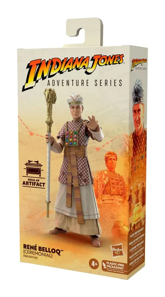 Indiana Jones Adventure Series René Belloq (Ceremonial) (Raiders of the Lost Ark) akciófigura 15 cm termékfotó