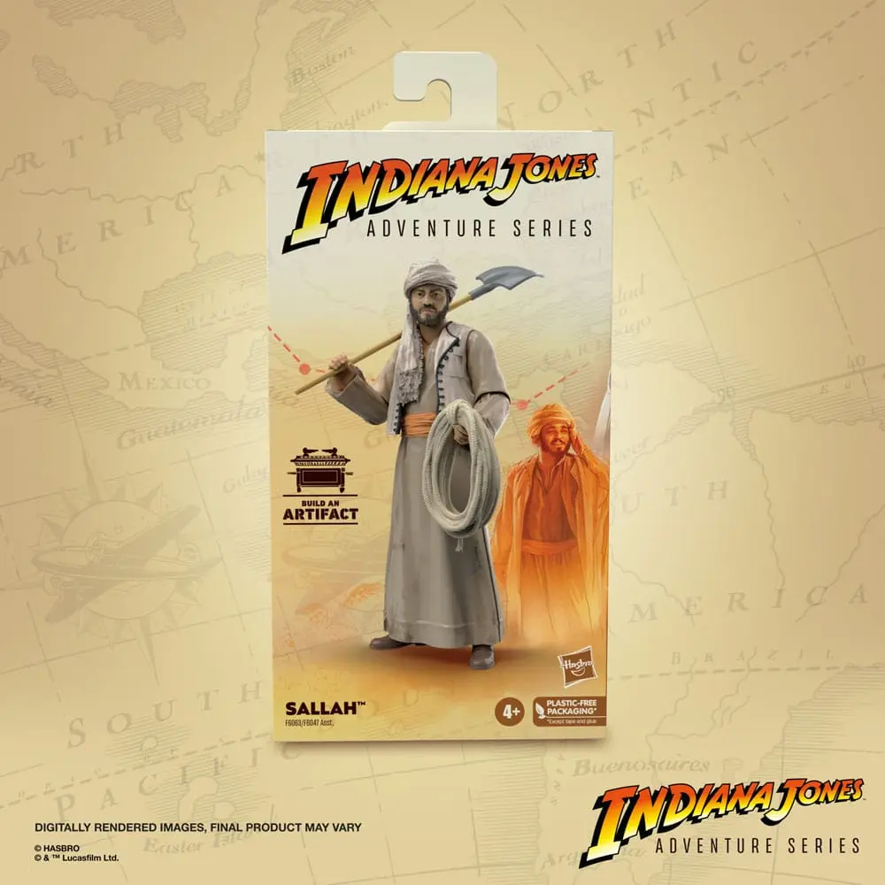 Indiana Jones Adventure Series Sallah (Raiders of the Lost Ark) akciófigura 15 cm termékfotó