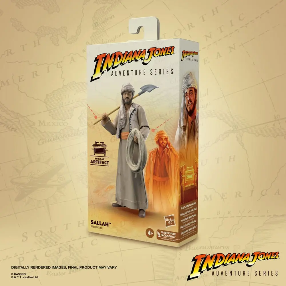 Indiana Jones Adventure Series Sallah (Raiders of the Lost Ark) akciófigura 15 cm termékfotó