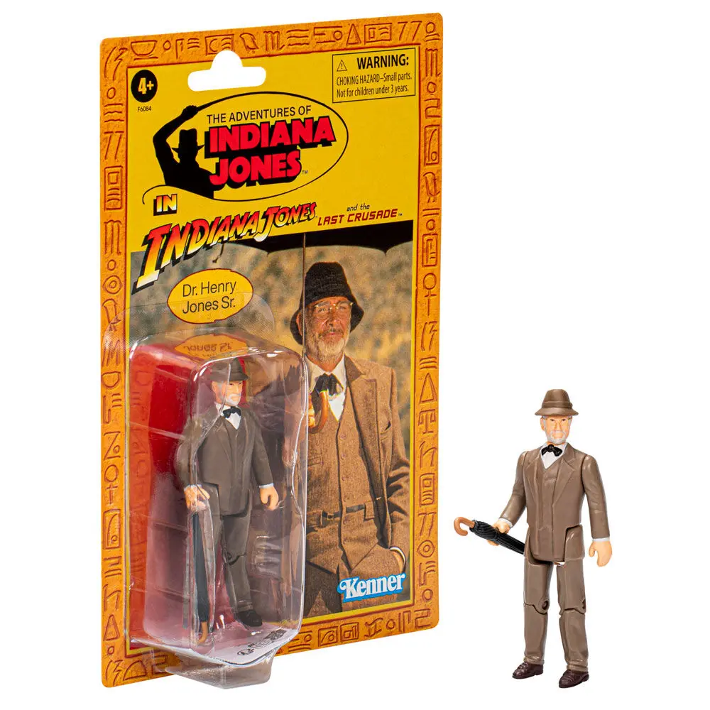 Indiana Jones and the Last Crusade Dr. Henry Jones Sr figura 9,5cm termékfotó