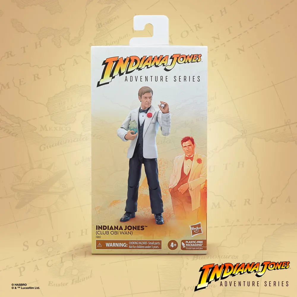 Indiana Jones and the Temple of Doom Adventure Series Indiana Jones (Club Obi Wan) akciófigura 15 cm termékfotó