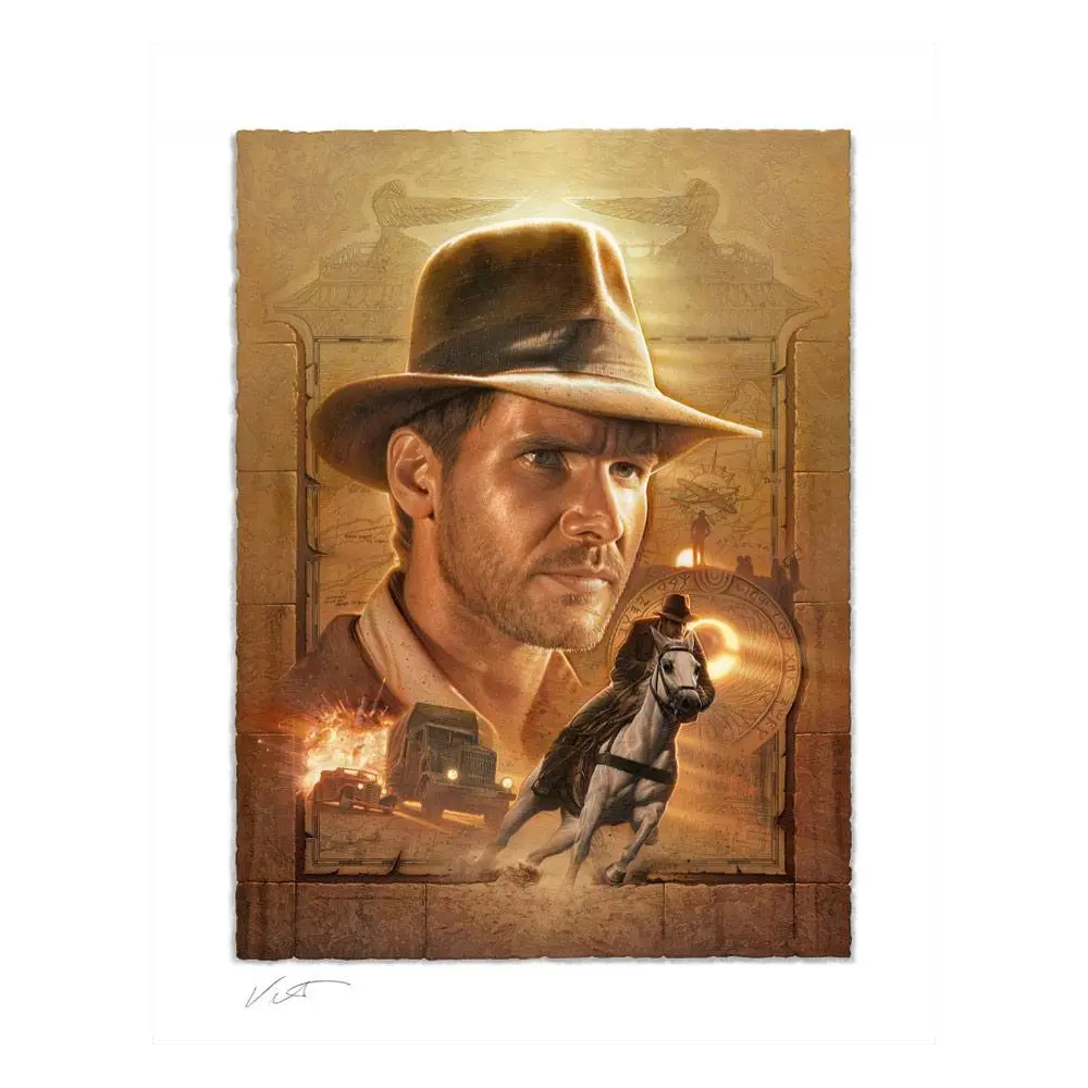 Indiana Jones Art Print Pursuit of the Ark 46 x 58 cm termékfotó