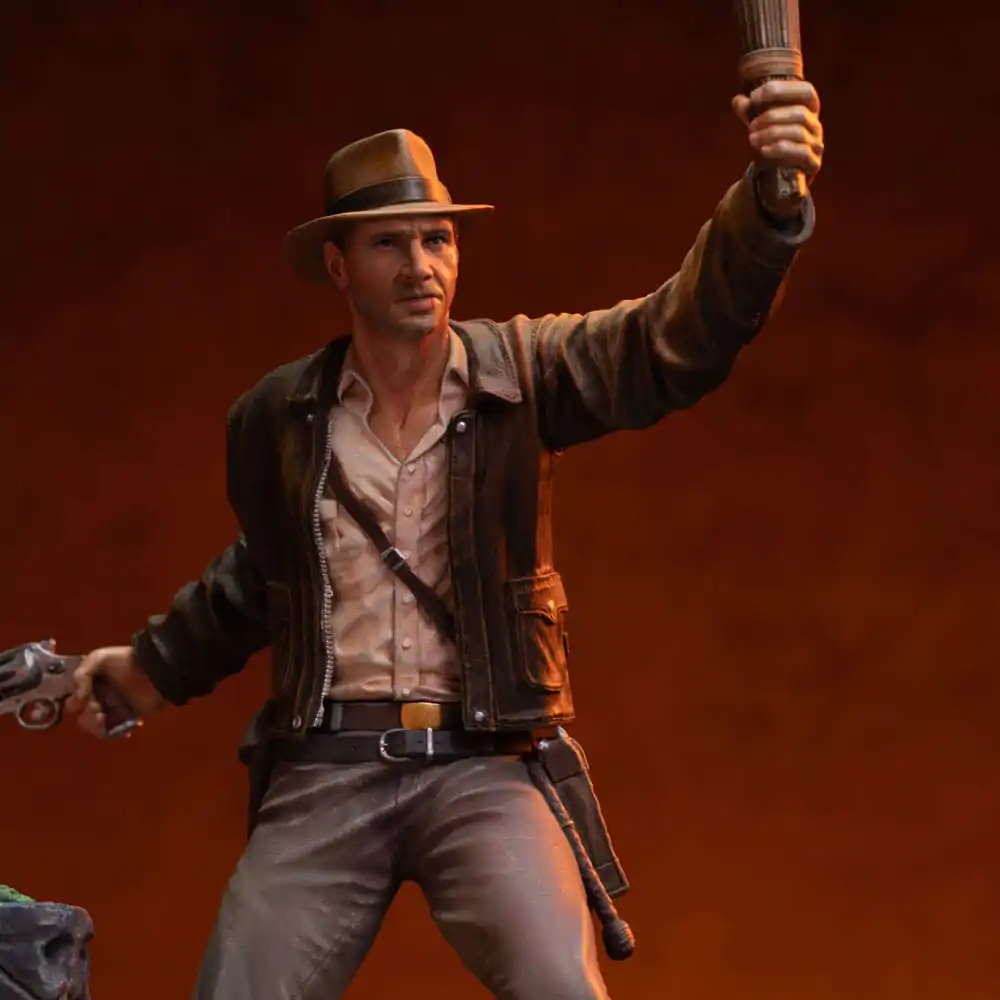 Indiana Jones Art Scale Deluxe 1/10 Indiana Jones szobor figura 40 cm termékfotó