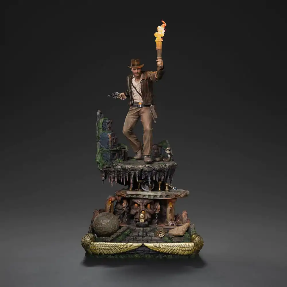 Indiana Jones Art Scale Deluxe 1/10 Indiana Jones szobor figura 40 cm termékfotó