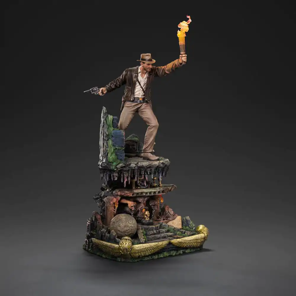 Indiana Jones Art Scale Deluxe 1/10 Indiana Jones szobor figura 40 cm termékfotó