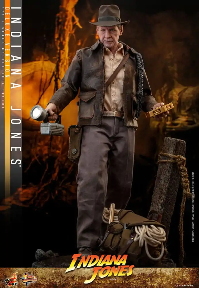 Indiana Jones Movie Masterpiece 1/6 Indiana Jones (Deluxe Version) akciófigura 30 cm termékfotó