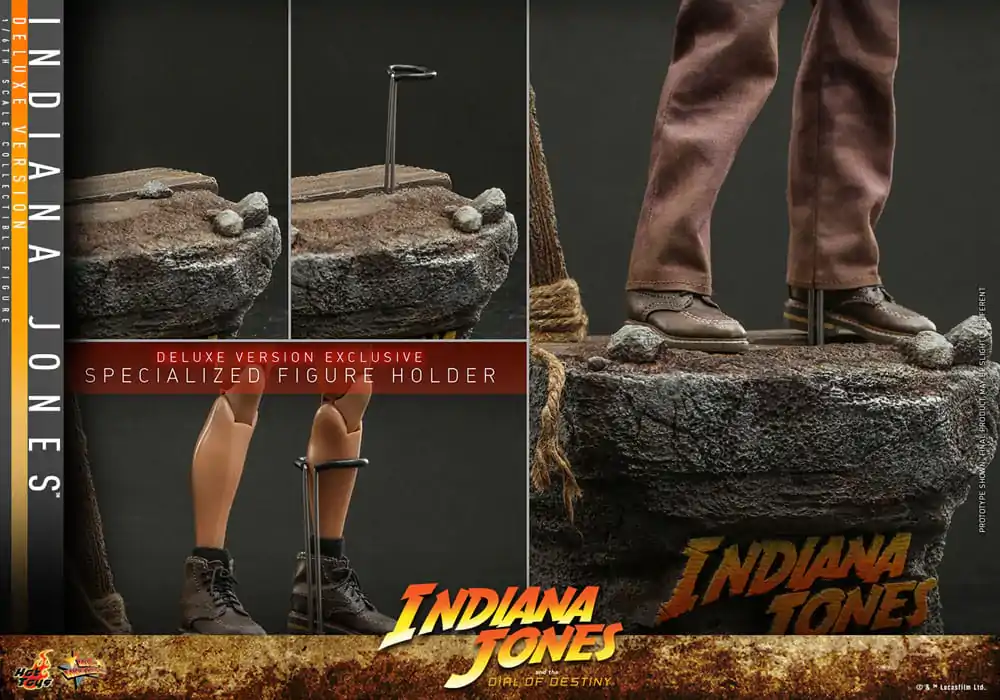 Indiana Jones Movie Masterpiece 1/6 Indiana Jones (Deluxe Version) akciófigura 30 cm termékfotó