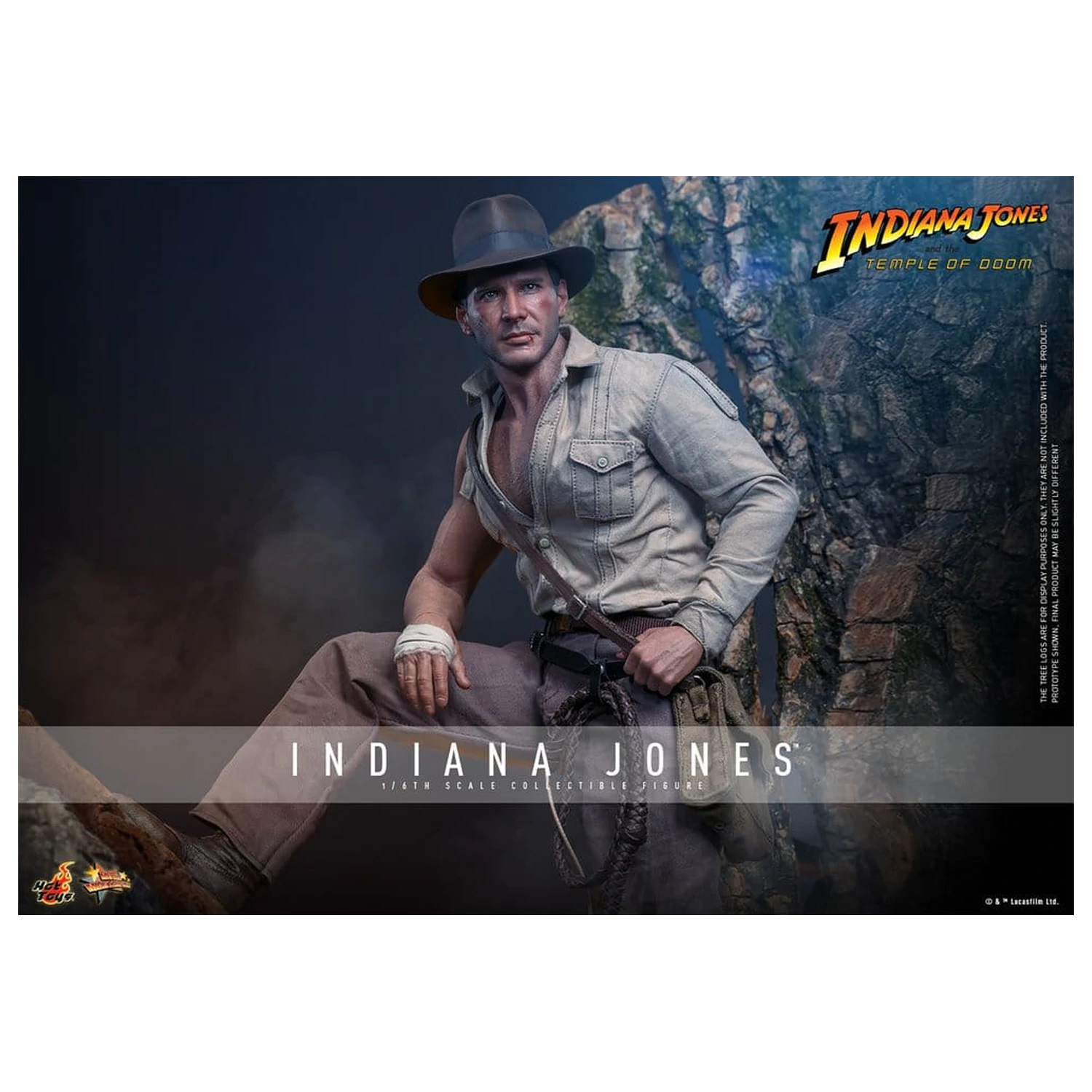 Indiana Jones Movie Masterpiece akciófigura 1/6 Indiana Jones 30 cm termékfotó