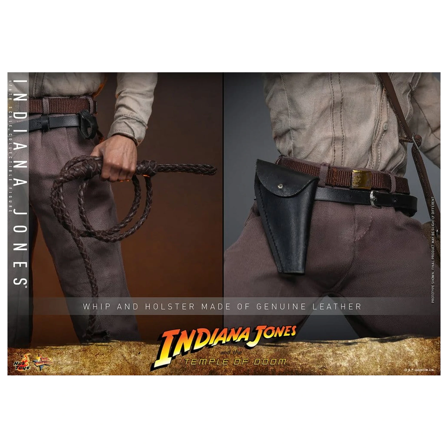 Indiana Jones Movie Masterpiece akciófigura 1/6 Indiana Jones 30 cm termékfotó