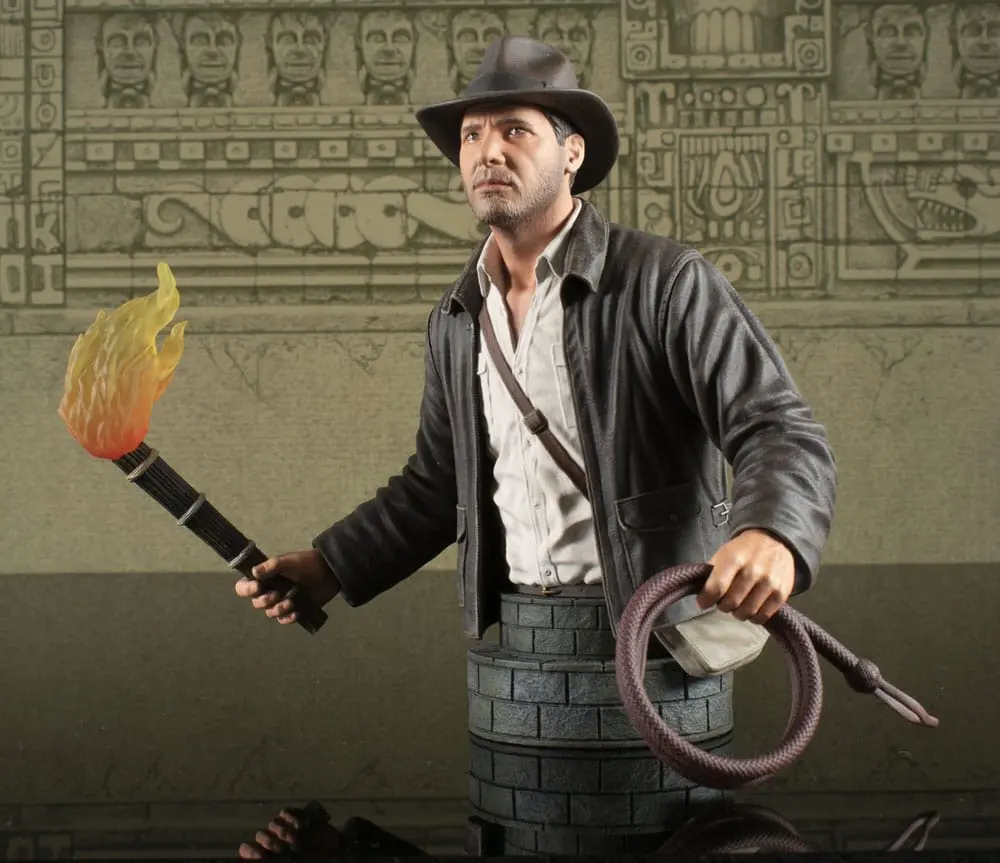 Indiana Jones: Raiders of the Lost Ark 1/6 Indiana Jones mellszobor figura 15 cm termékfotó