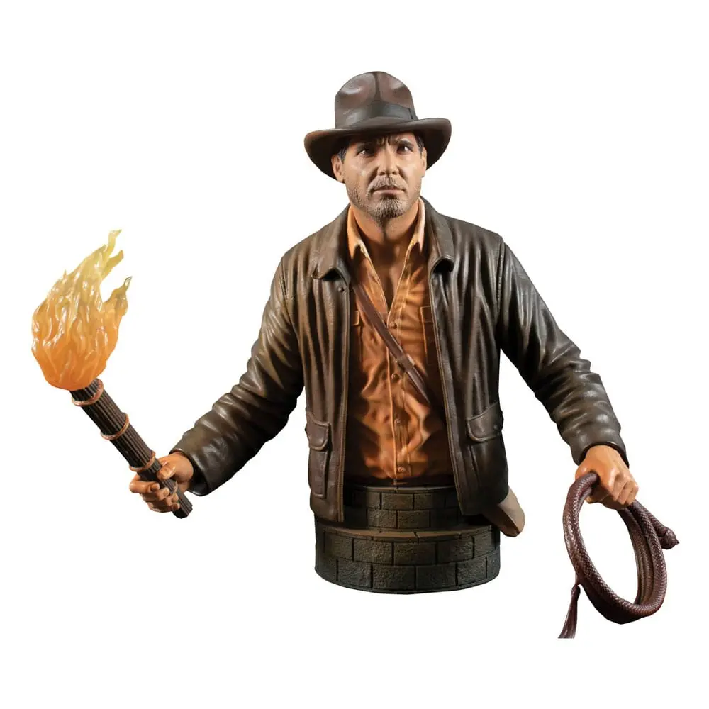 Indiana Jones: Raiders of the Lost Ark 1/6 Indiana Jones Variant SDCC 2023 Exkluzív mellszobor figura 15 cm termékfotó