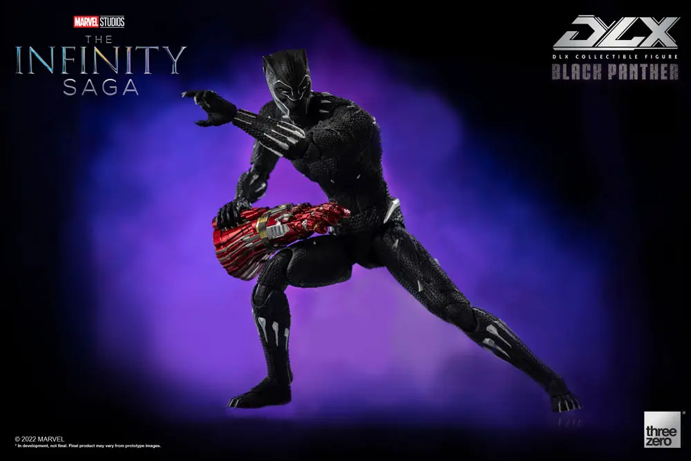 Infinity Saga DLX 1/12 Black Panther akciófigura 17 cm termékfotó
