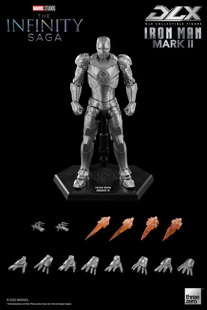 Infinity Saga DLX 1/12 Iron Man Mark 2 akciófigura 17 cm termékfotó
