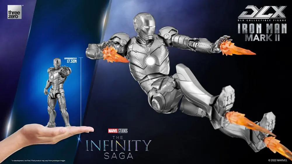 Infinity Saga DLX 1/12 Iron Man Mark 2 akciófigura 17 cm termékfotó