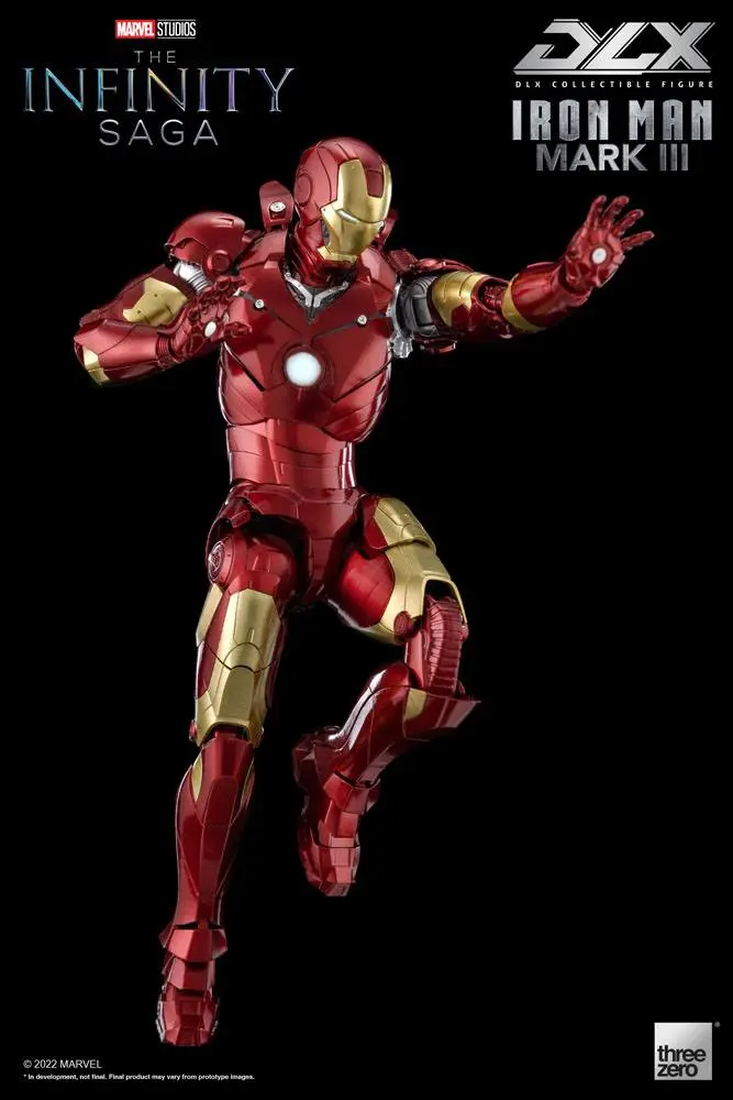 Infinity Saga DLX 1/12 Iron Man Mark 3 akciófigura 17 cm termékfotó