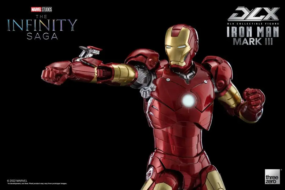 Infinity Saga DLX 1/12 Iron Man Mark 3 akciófigura 17 cm termékfotó