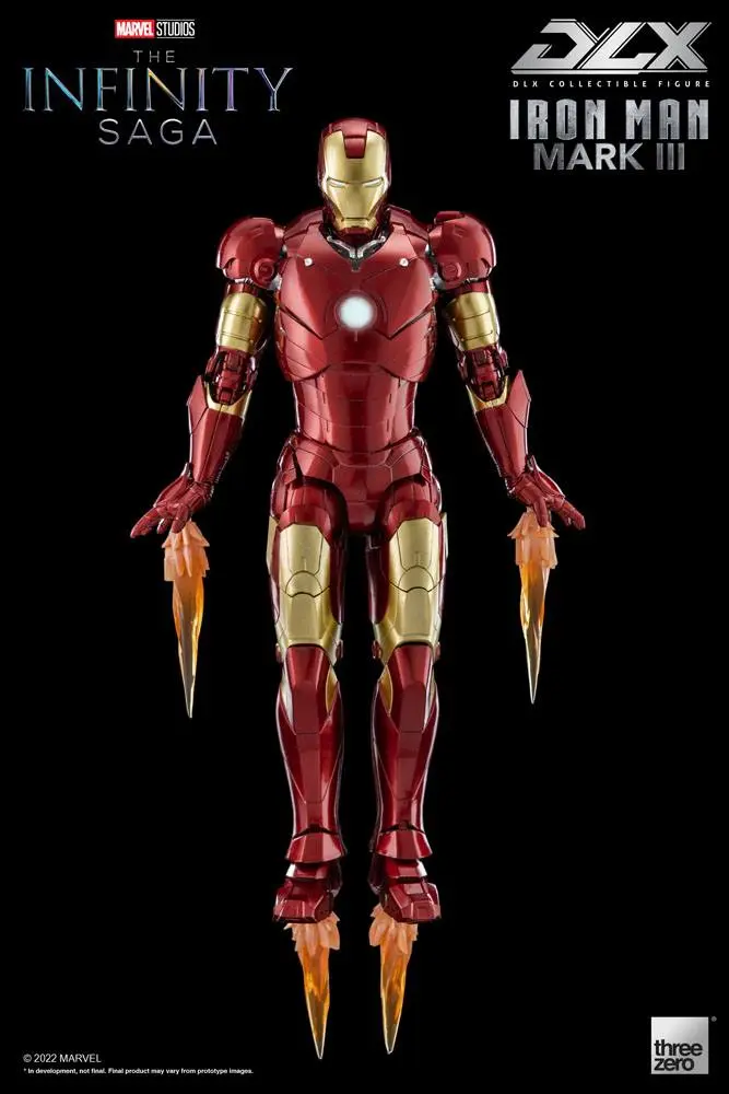 Infinity Saga DLX 1/12 Iron Man Mark 3 akciófigura 17 cm termékfotó