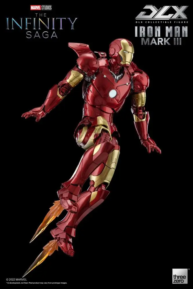 Infinity Saga DLX 1/12 Iron Man Mark 3 akciófigura 17 cm termékfotó