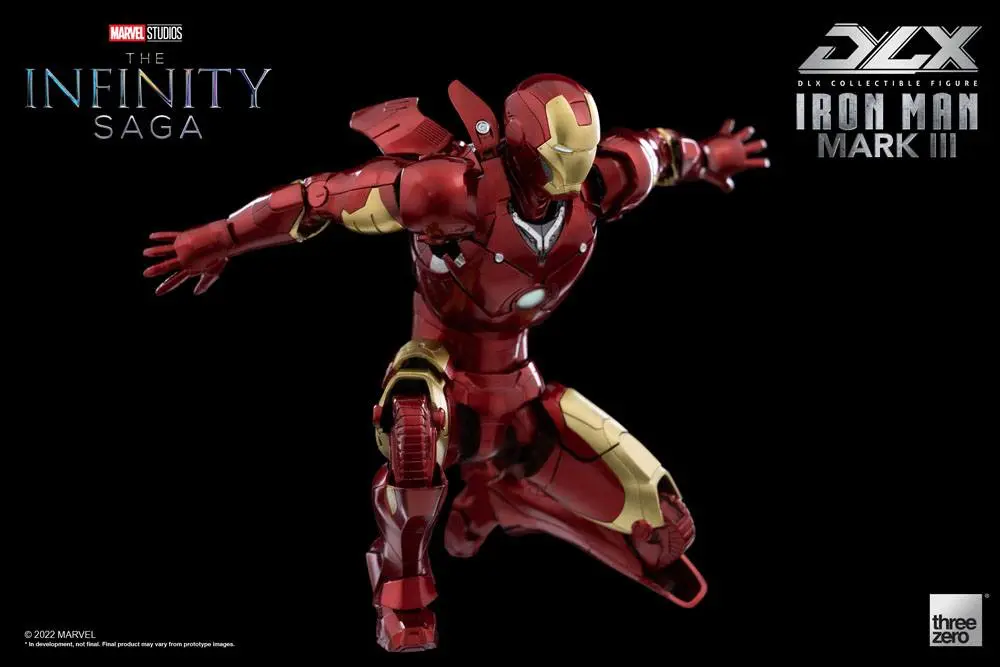 Infinity Saga DLX 1/12 Iron Man Mark 3 akciófigura 17 cm termékfotó