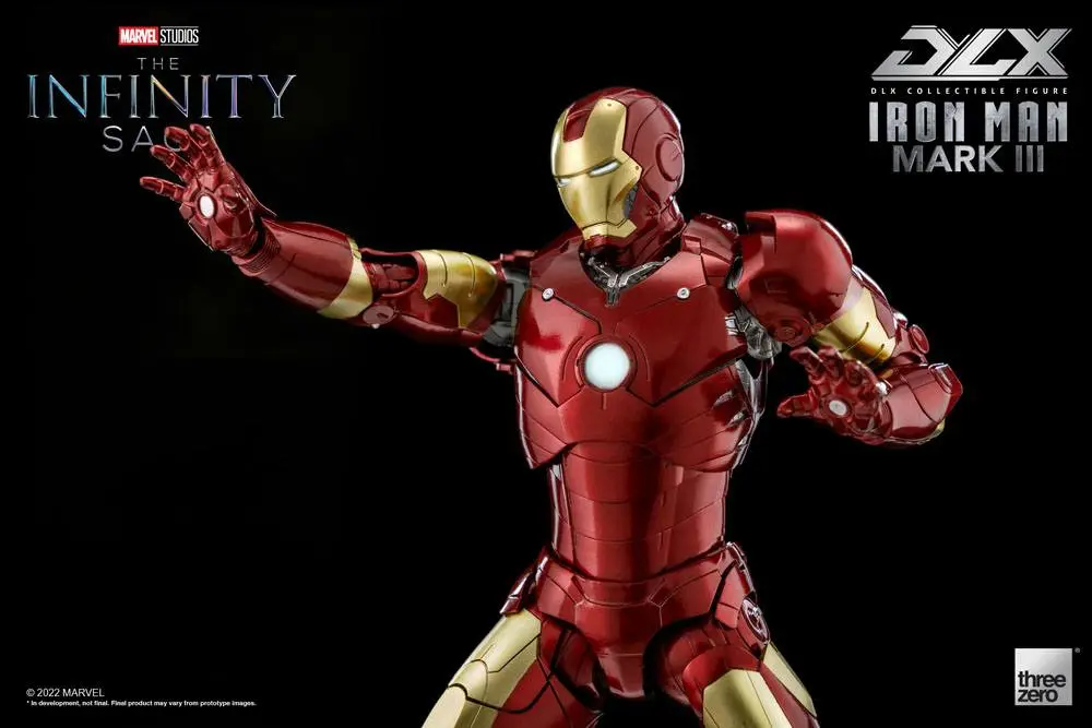 Infinity Saga DLX 1/12 Iron Man Mark 3 akciófigura 17 cm termékfotó