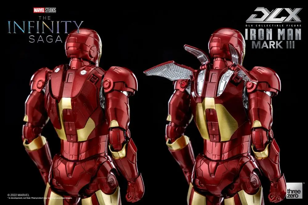 Infinity Saga DLX 1/12 Iron Man Mark 3 akciófigura 17 cm termékfotó