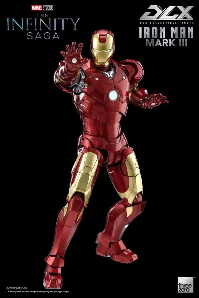 Infinity Saga DLX 1/12 Iron Man Mark 3 akciófigura 17 cm termékfotó