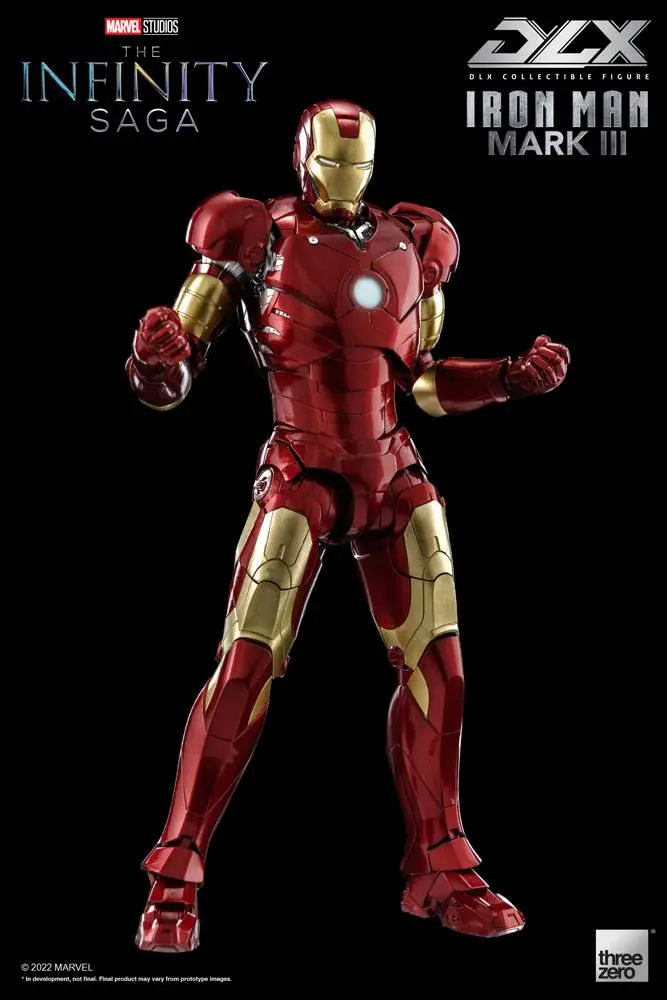 Infinity Saga DLX 1/12 Iron Man Mark 3 akciófigura 17 cm termékfotó