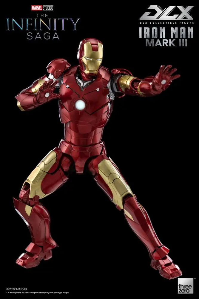 Infinity Saga DLX 1/12 Iron Man Mark 3 akciófigura 17 cm termékfotó