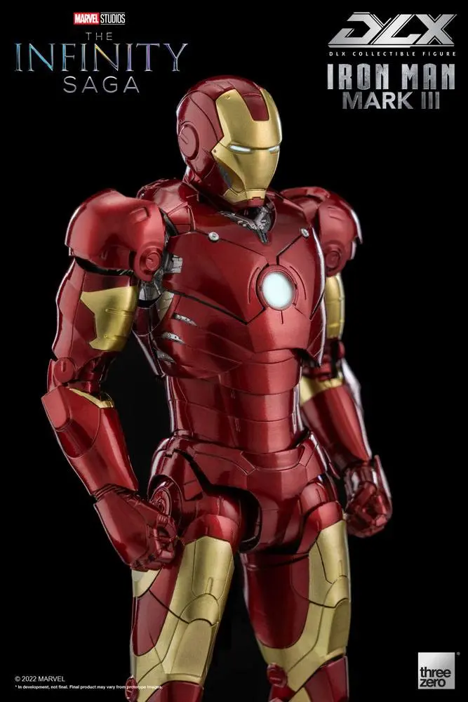Infinity Saga DLX 1/12 Iron Man Mark 3 akciófigura 17 cm termékfotó