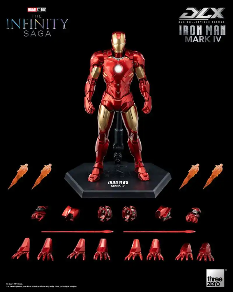 Infinity Saga DLX 1/12 Iron Man Mark 4 akciófigura 17 cm termékfotó