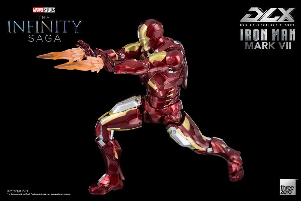 Infinity Saga DLX 1/12 Iron Man Mark 7 akciófigura 17 cm termékfotó