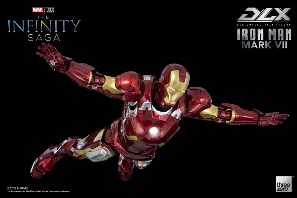 Infinity Saga DLX 1/12 Iron Man Mark 7 akciófigura 17 cm termékfotó