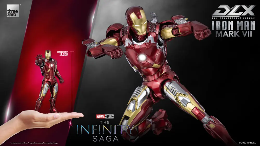 Infinity Saga DLX 1/12 Iron Man Mark 7 akciófigura 17 cm termékfotó