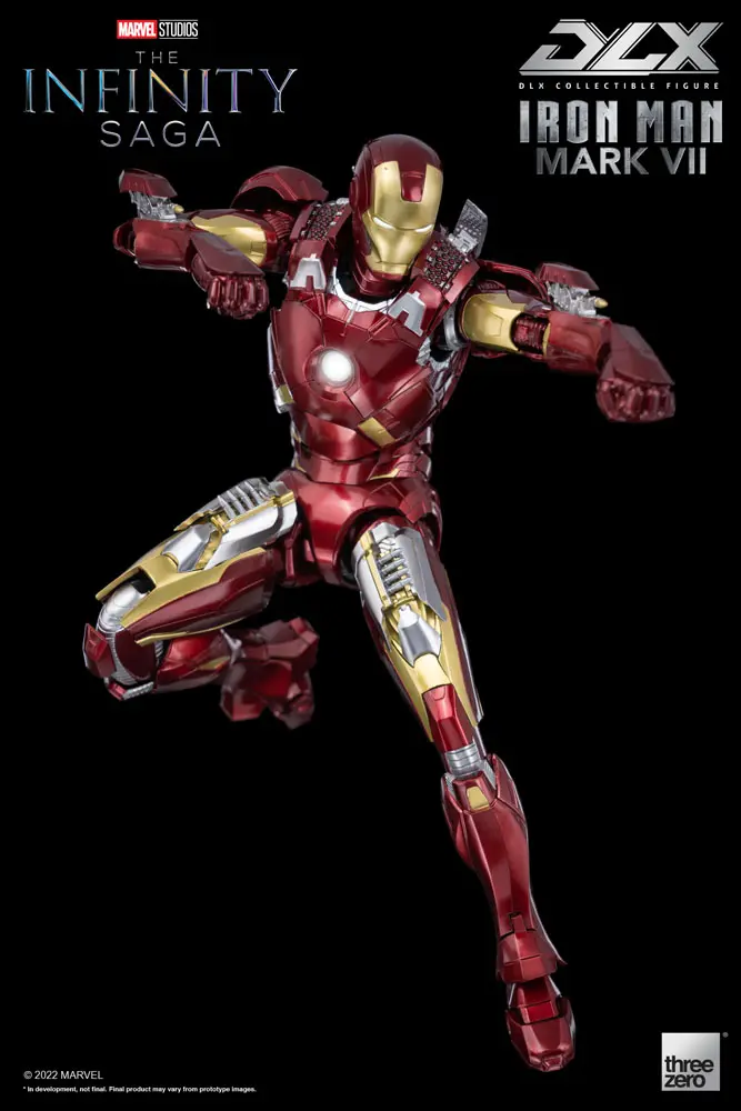 Infinity Saga DLX 1/12 Iron Man Mark 7 akciófigura 17 cm termékfotó