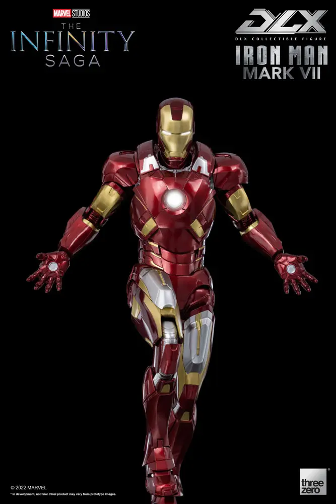 Infinity Saga DLX 1/12 Iron Man Mark 7 akciófigura 17 cm termékfotó