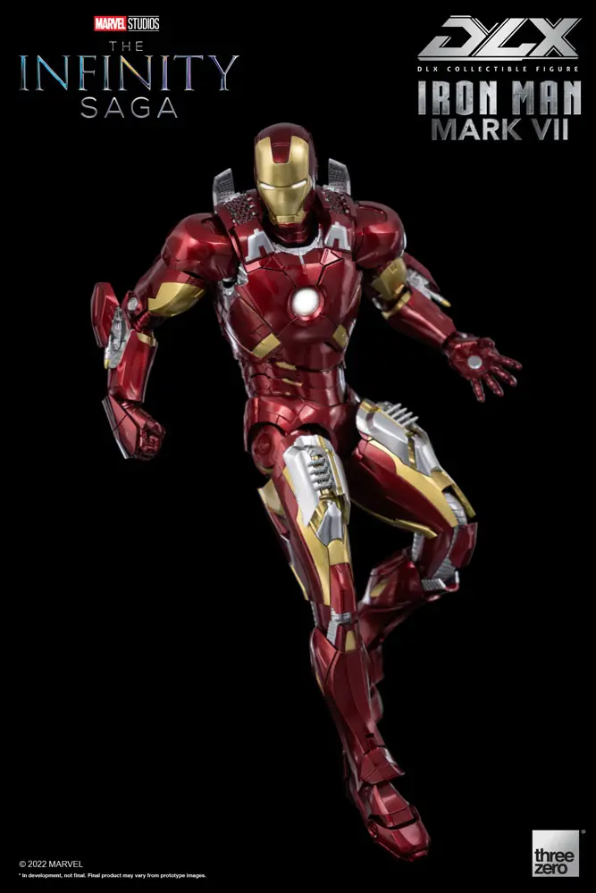 Infinity Saga DLX 1/12 Iron Man Mark 7 akciófigura 17 cm termékfotó