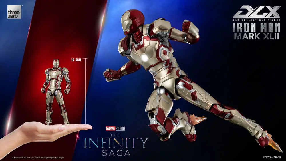 Infinity Saga DLX 1/12 Iron Man Mark 42 akciófigura 17 cm termékfotó