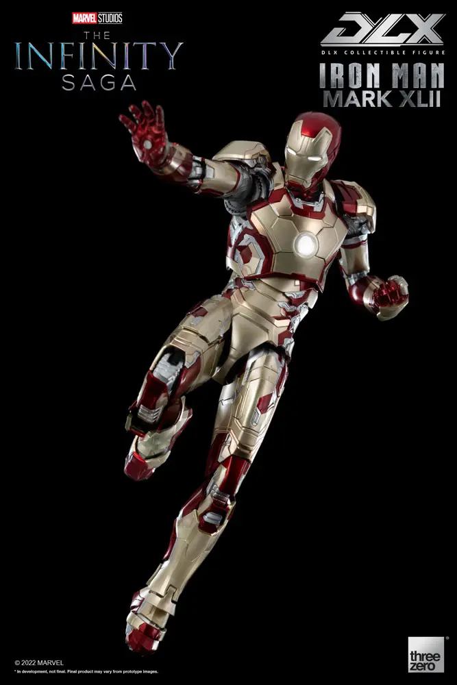 Infinity Saga DLX 1/12 Iron Man Mark 42 akciófigura 17 cm termékfotó