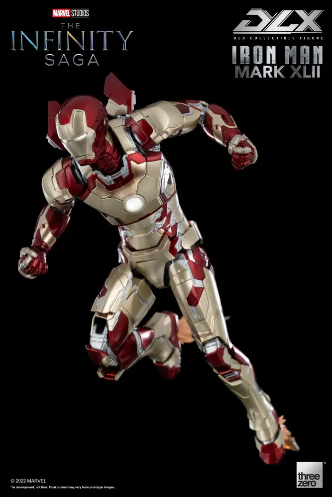 Infinity Saga DLX 1/12 Iron Man Mark 42 akciófigura 17 cm termékfotó