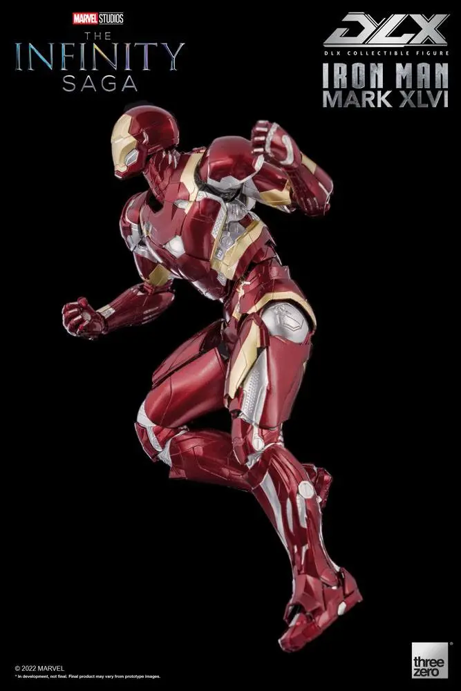 Infinity Saga DLX 1/12 Iron Man Mark 46 akciófigura 17 cm termékfotó