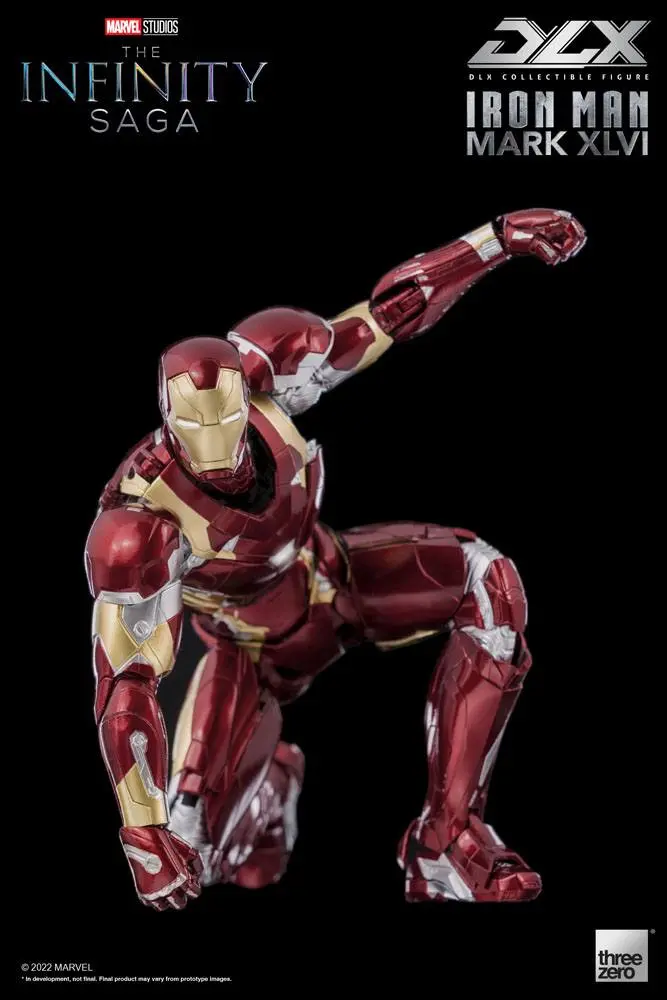Infinity Saga DLX 1/12 Iron Man Mark 46 akciófigura 17 cm termékfotó