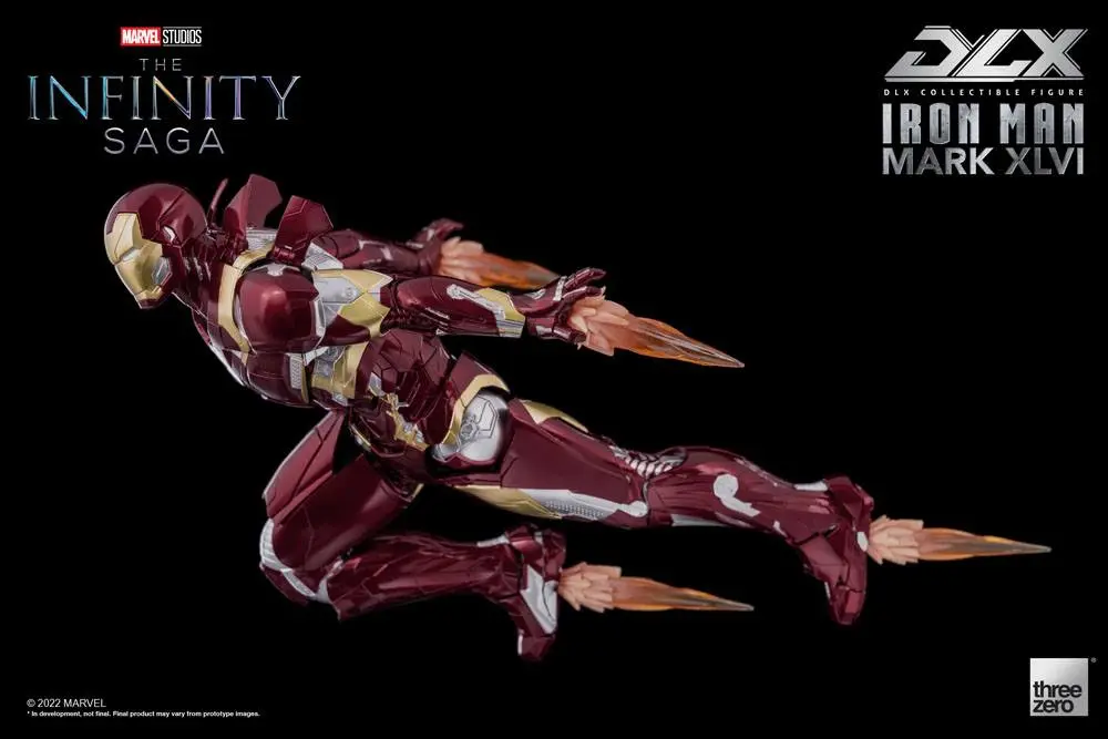 Infinity Saga DLX 1/12 Iron Man Mark 46 akciófigura 17 cm termékfotó