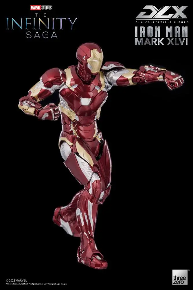 Infinity Saga DLX 1/12 Iron Man Mark 46 akciófigura 17 cm termékfotó