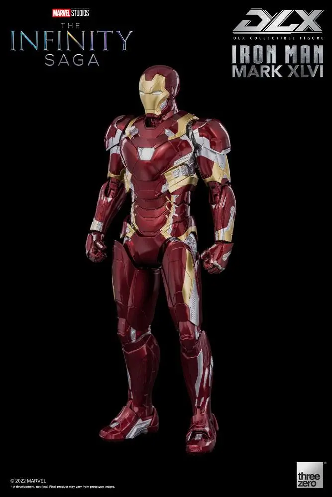 Infinity Saga DLX 1/12 Iron Man Mark 46 akciófigura 17 cm termékfotó
