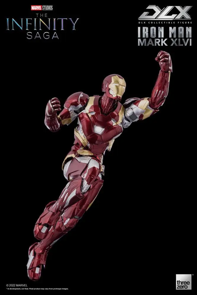 Infinity Saga DLX 1/12 Iron Man Mark 46 akciófigura 17 cm termékfotó